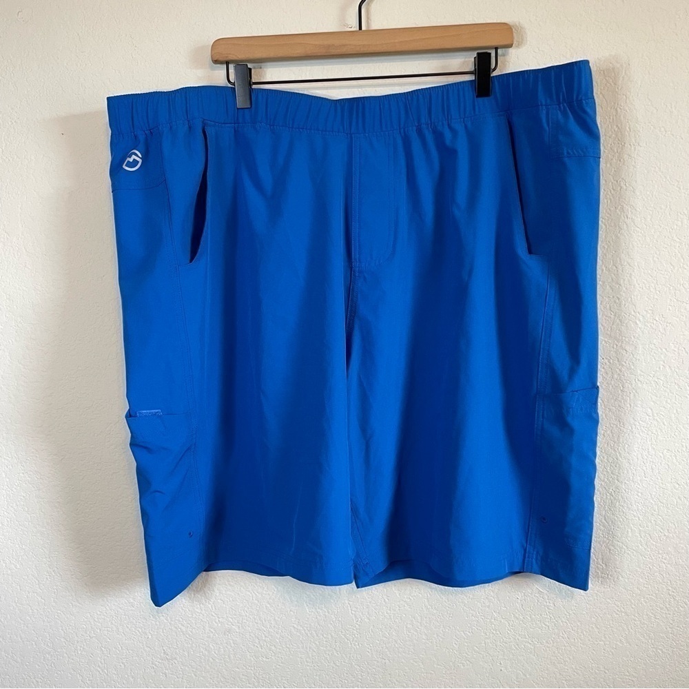 Magellan Outdoors Water Repellent Blue Fish Gear Shorts Mens Size 3XL